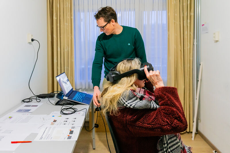 Een VR-ervaring voor de bewoners van de Hudsonlaan