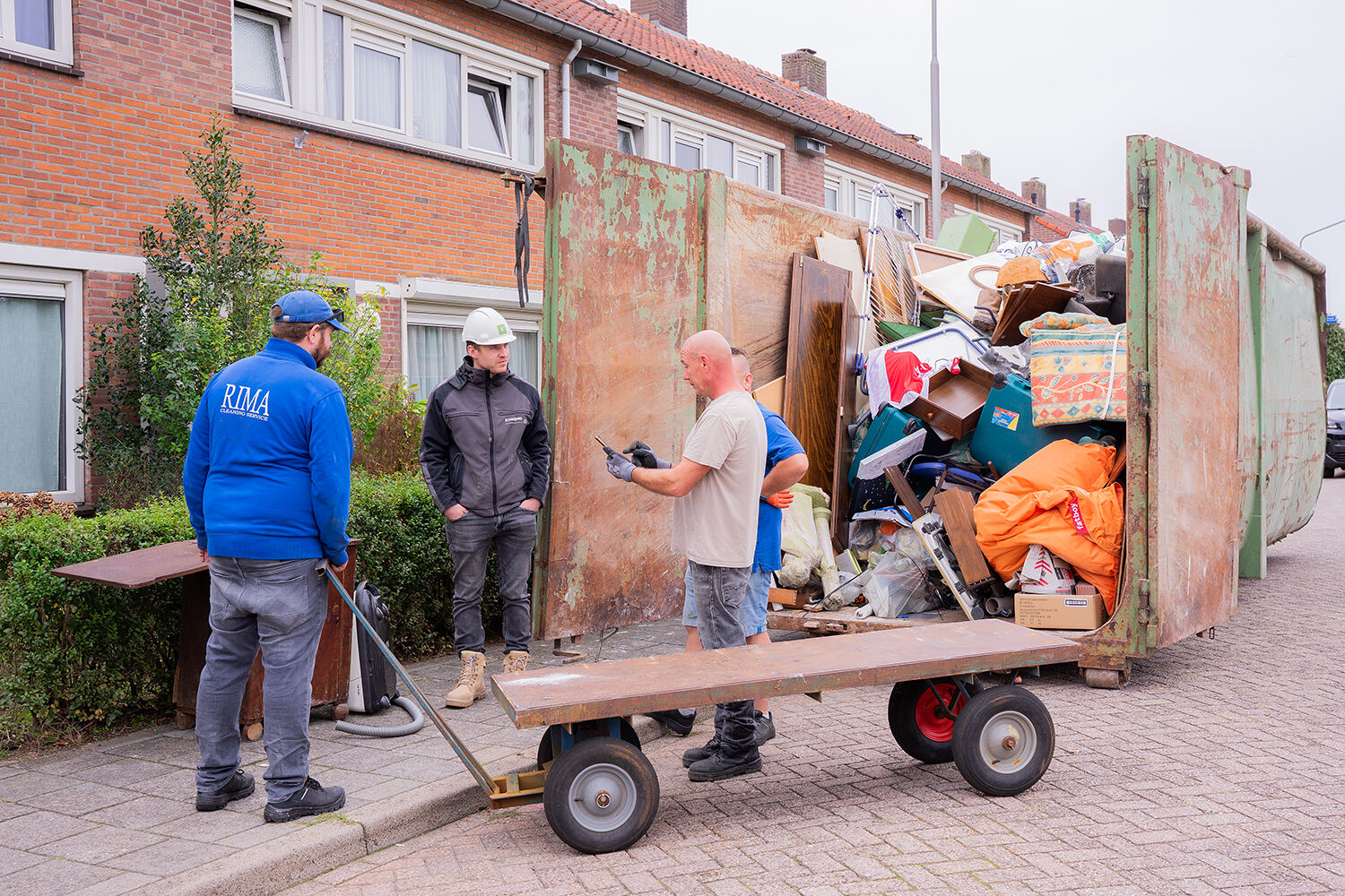 Gasloos in een wijk die elkaar kent